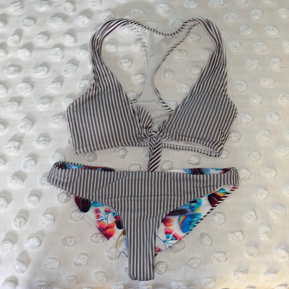 Racer back bikini top